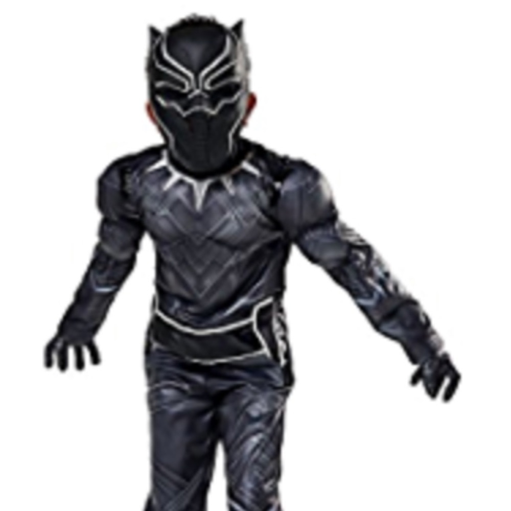 DISNEY BRANDED BLACK PANTHER COSTUME